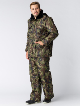 картинка Куртка для охраны зимняя ОХРАННИКА мужская цв. КМФ НАТО от магазина ПРОФИ+