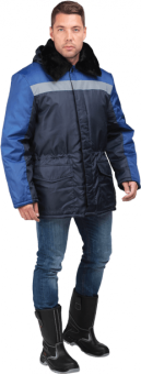 картинка Куртка ОПЗ зимняя РЕГИОН мужская цв. темно-синий-василек от магазина ПРОФИ+
