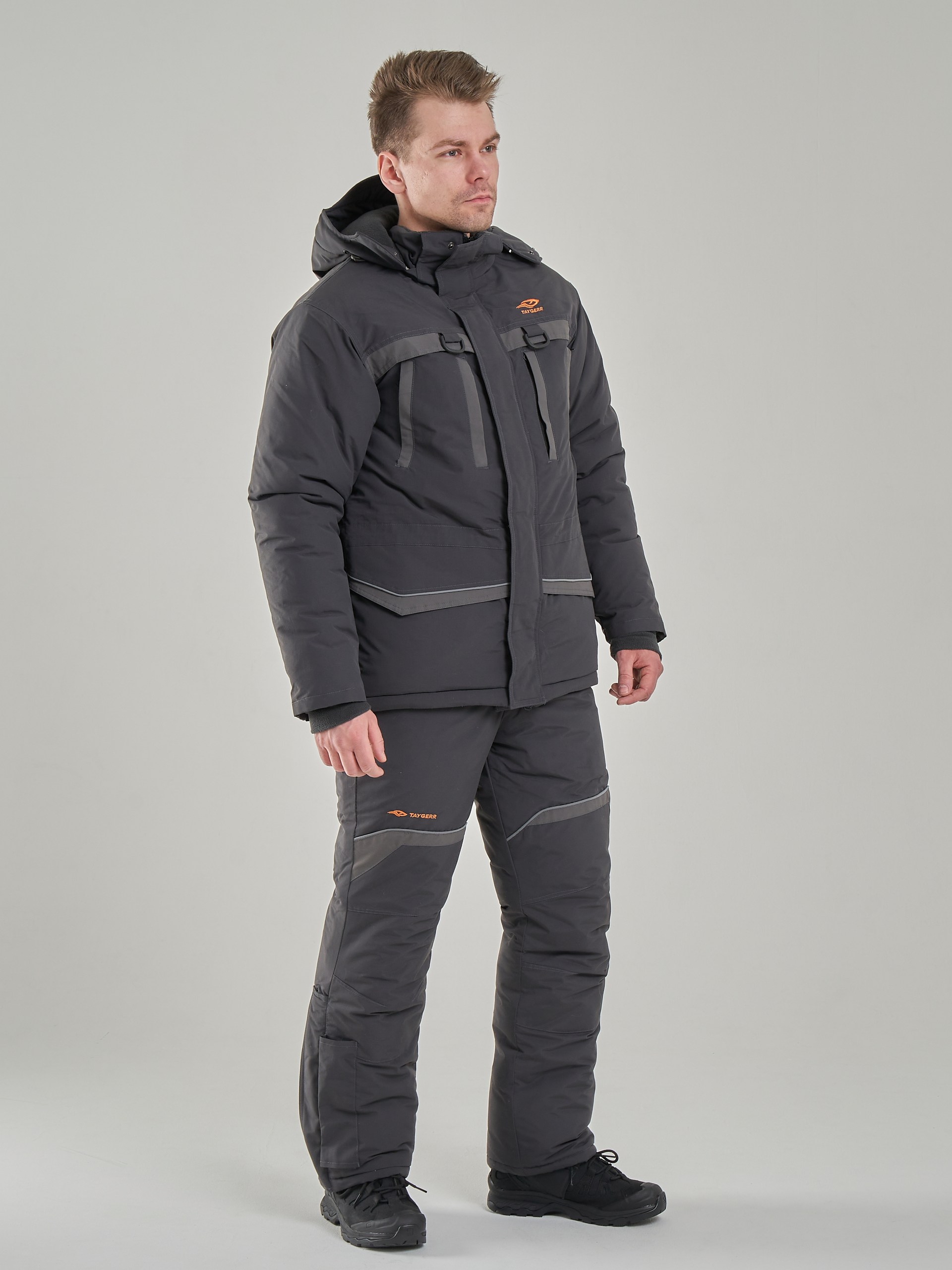 Костюм утепленный РЫБОЛОВ 2 Зима -45° ткань Таслан цв. Оникс