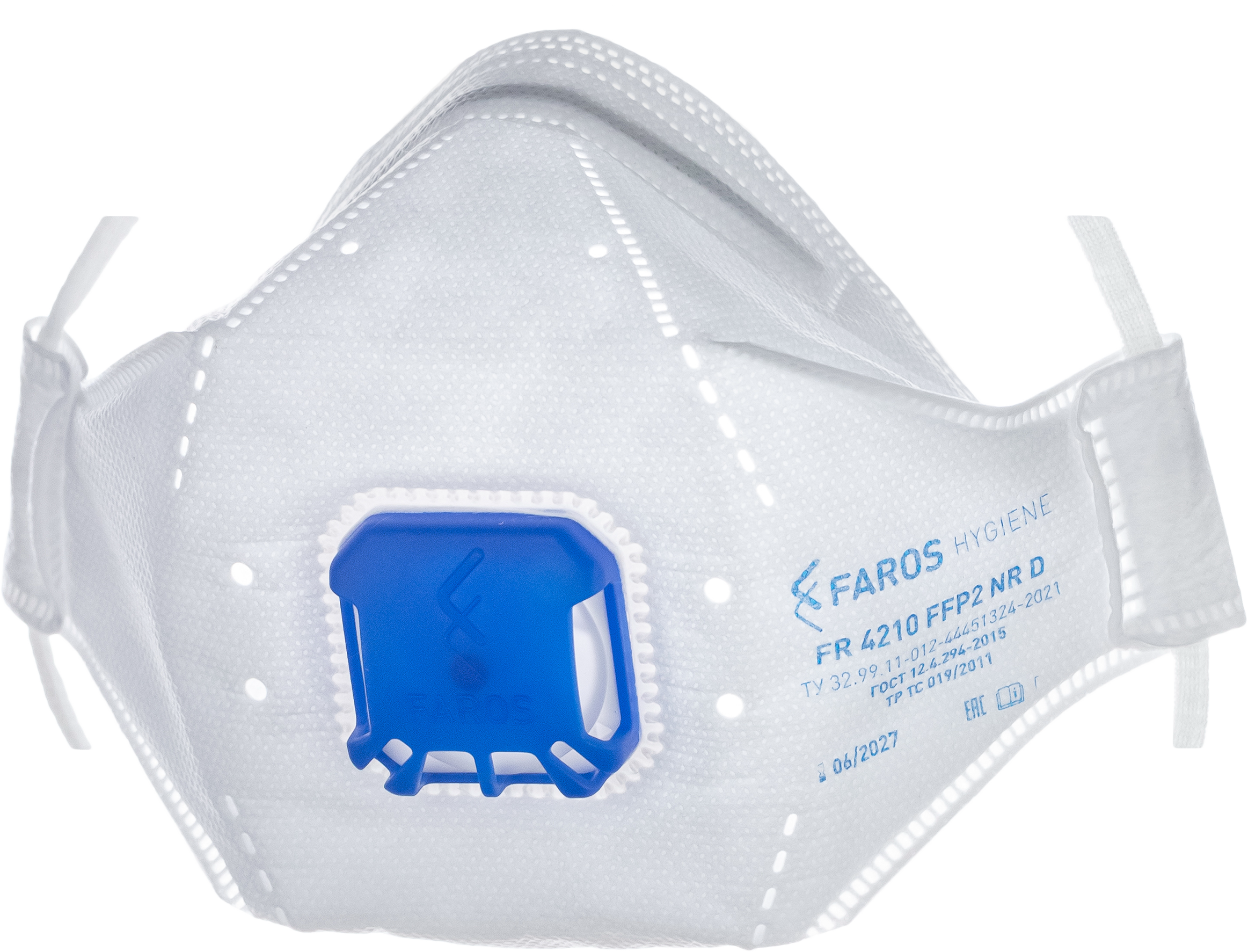 Респиратор FAROS™ FR 4210 PREMIUM FFP2 NR D с защитой от аэрозолей до 12 ПДК, с клапаном