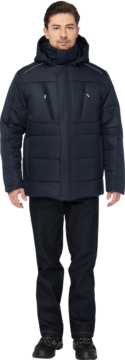 Куртка утепленная ФЬЮЖЕН мужская цв. темно-синий