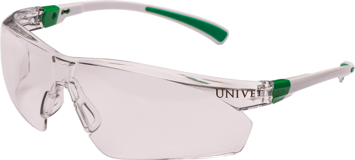 Очки защитные открытые UNIVET™ 506UP линза прозрачная покрытие AS+/AF+