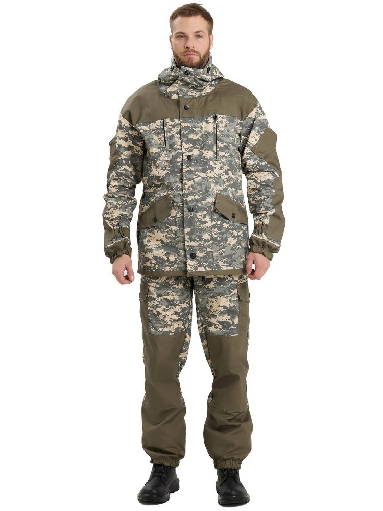 Костюм ГОРКА - М тк. Рип-Стоп цв. Цифра св.серый/хаки