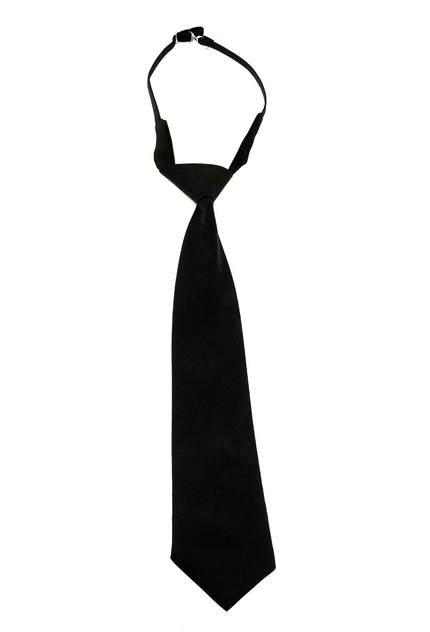Галстук ОХРАННИК форменный цв. черный