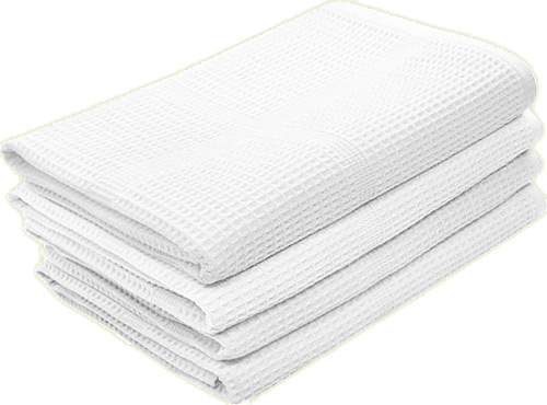 Полотенце вафельное 115 гр. 40х80 (5 шт.) цв. белый