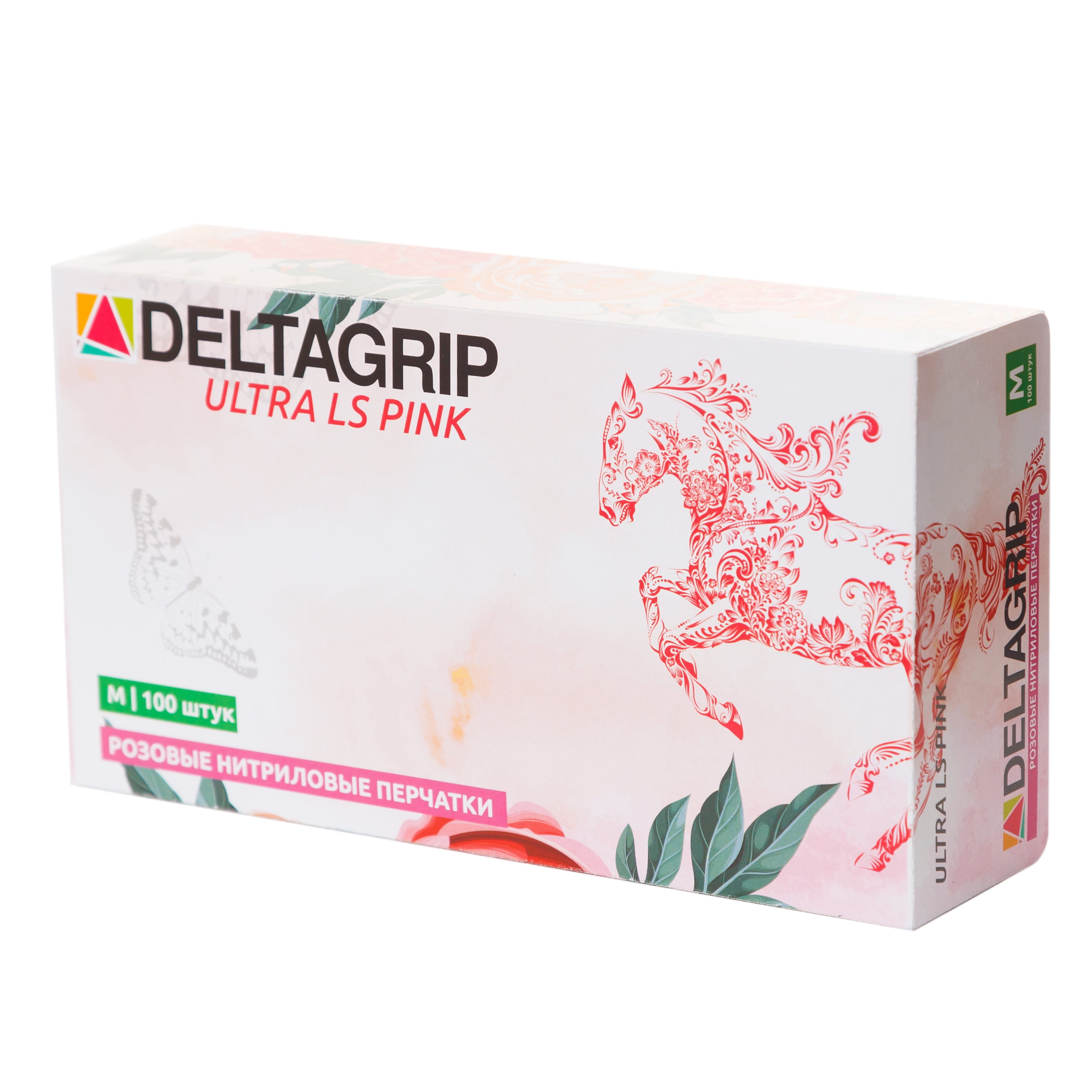 Перчатки нитриловые GWARD DELTAGRIP Ultra LS цв. розовый