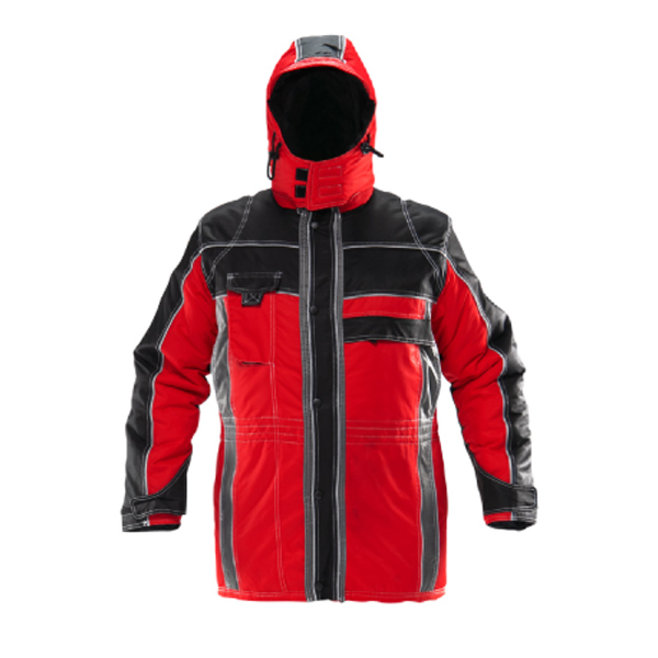 Куртка утепленная НЕВАДА мужская.цв.красный с черным