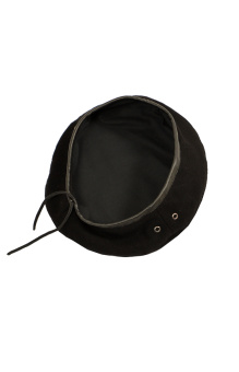 картинка Берет на завязках уставной ФОРМЕННЫЙ сукно цв. черный от магазина ПРОФИ+