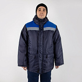 Куртка ОПЗ зимняя MILL - БРИГАДИР СОП Оксфорд мужская цв. синий с васильковым