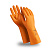 Перчатки латексные ЦЕТРА (CG-947/L-F-04) 0,75 мм цв. оранжевый