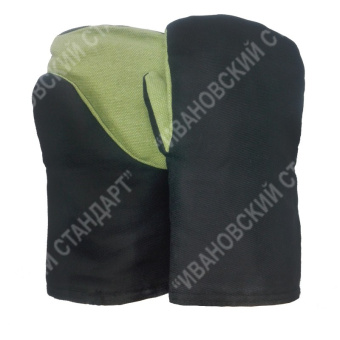 картинка Рукавицы УТЕПЛЕННЫЕ с брезентовым наладонником ватин 280 г/м² от магазина ПРОФИ+