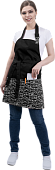Фартук ОПЗ облегченный БАРИСТА цв. черный с принтом