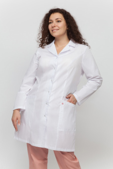 картинка Халат медицинский ATKARA ТиСи 15-093А женский цв. белый от магазина ПРОФИ+