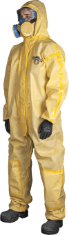 картинка Комбинезон защитный одноразовый CHEMMAX 1, (CT1S428) цв. желтый от магазина ПРОФИ+