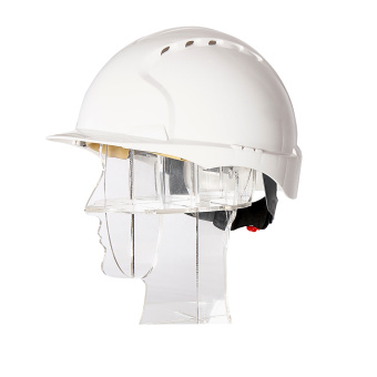 картинка Каска защитная JSP ЭВО 3 цв.белый с храповиком и вентиляцией  от магазина ПРОФИ+