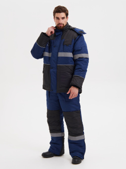 картинка Костюм ОПЗ зимний НОРДМЕН мужской цв. синий с черным от магазина ПРОФИ+