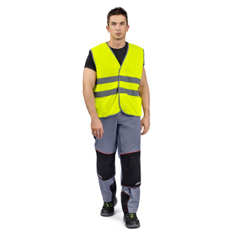 картинка Жилет сигнальный ТИП 1 застежка велькро цв. лимоный от магазина ПРОФИ+