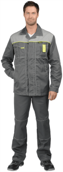 картинка Куртка ОПЗ летняя ТУРБО удлиненная мужская цв. серый от магазина ПРОФИ+