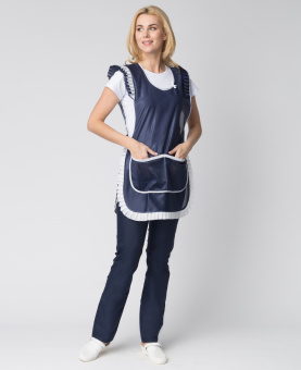 картинка Фартук-сарафан ОПЗ облегченный НЕЙЛОН женский цв. синий от магазина ПРОФИ+