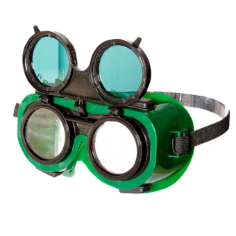 картинка Очки газосварочные закрытые РОСОМЗ™ ЗНД2 АДМИРАЛ (ADMIRAL) 23221 линза зелёная (2,5) от магазина ПРОФИ+