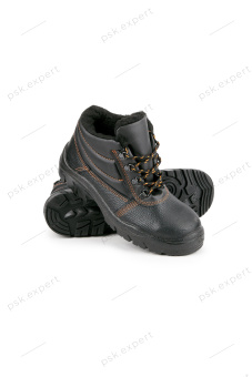 картинка Ботинки зимние ПРАКТИК ПУ с МП искусственный мех цв. черный от магазина ПРОФИ+