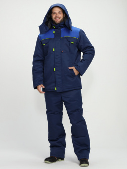 картинка Костюм ОПЗ зимний ФАВОРИТ - 1 (брюки) мужской цв. темно-синий-васильковый от магазина ПРОФИ+