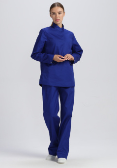 картинка Костюм ОПЗ облегченный ХАССП - СТАНДАРТ NEW женский цв. васильковый от магазина ПРОФИ+