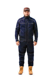картинка Костюм для сварщиков летний МИГМАН - 2 мужской 2 класс защиты цв. темно-синий от магазина ПРОФИ+