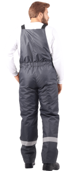 картинка Костюм ОПЗ зимний РОУД (с) мужской цв. темно серый с черным от магазина ПРОФИ+