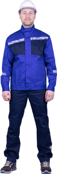 картинка Куртка ОПЗ летняя СТРОНГ мужская цв. василек с синим от магазина ПРОФИ+