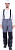 Брюки ОПЗ зимние ЭДВАНС мужской цв. серый с темно-серым и черным