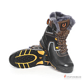 Ботинки зимние PERFECT PROTECTION PRB10N-CKW мужские с высоким берцем ПУ/Нитрил с КП натуральный мех