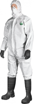 картинка Комбинезон защитный одноразовый SafeGARD, (ES428) цв. белый от магазина ПРОФИ+