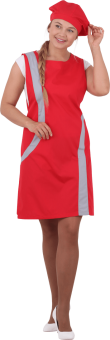 картинка Униформа ОПЗ облегчённая ВИНТАЖ женская цв. красный с серым от магазина ПРОФИ+