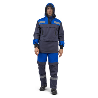 картинка Костюм противоэнцефалитный МАСТАНТИБАЙТ А с АН, НМВО мужской цв. темно-синий с васильковым от магазина ПРОФИ+