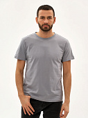 Футболка мужская ТС Х/Б 160 г/м2 к/рукав цв. серый