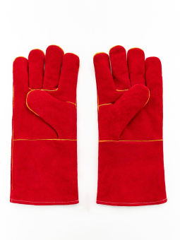 картинка Краги спилковые PROFLINE SPECIALIST Termo цв. красным от магазина ПРОФИ+