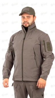 картинка Куртка ФАНТОМ (Phantom) цв. олива тк. софт-шелл от магазина ПРОФИ+