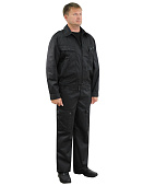 Костюм для охраны летний ОХРАННИК мужской цв. черный