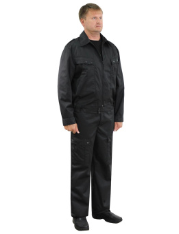 картинка Костюм для охраны летний ОХРАННИК мужской цв. черный от магазина ПРОФИ+