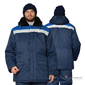 Костюм ОПЗ зимний СТАНДАРТ СОП мужской цв. темно-синий с васильковым