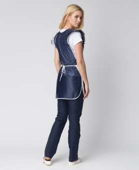 картинка Фартук-сарафан ОПЗ облегченный НЕЙЛОН женский цв. синий от магазина ПРОФИ+