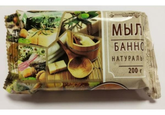 картинка Мыло туалетное БАНАН 200 г. в обертке от магазина ПРОФИ+