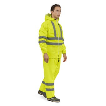 картинка Костюм сигнальный влагозащитный ЭКСТРА ВИЖН цв. флуоресцентный лимоный от магазина ПРОФИ+