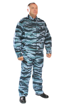 картинка Костюм для охраны летний СТРАЖ мужской тк.Рип-стоп цв.Серый Камыш от магазина ПРОФИ+