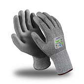 Перчатки сапфировые СТИЛКАТ ПУ 5 (MG-466) Sapphire® Technology цв. серый