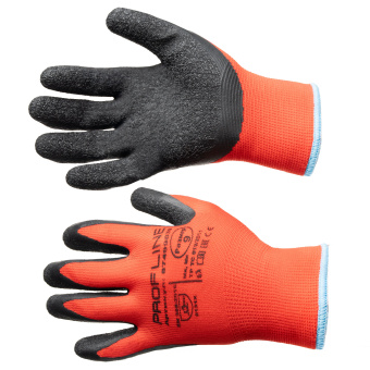 картинка Перчатки нейлоновые ProfLineSpecialist с РЛ - покрытием цв. красный от магазина ПРОФИ+