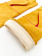 картинка Краги спилковые PROFLINE LEADER Termo цв. желтый с красным от магазина ПРОФИ+