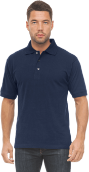 картинка Рубашка ПОЛО мужская к/рукав цв. темно-синий от магазина ПРОФИ+