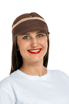 картинка Козырек ОПЗ облегченный ВИЛАН цв. коричневый, отделка бежевая от магазина ПРОФИ+